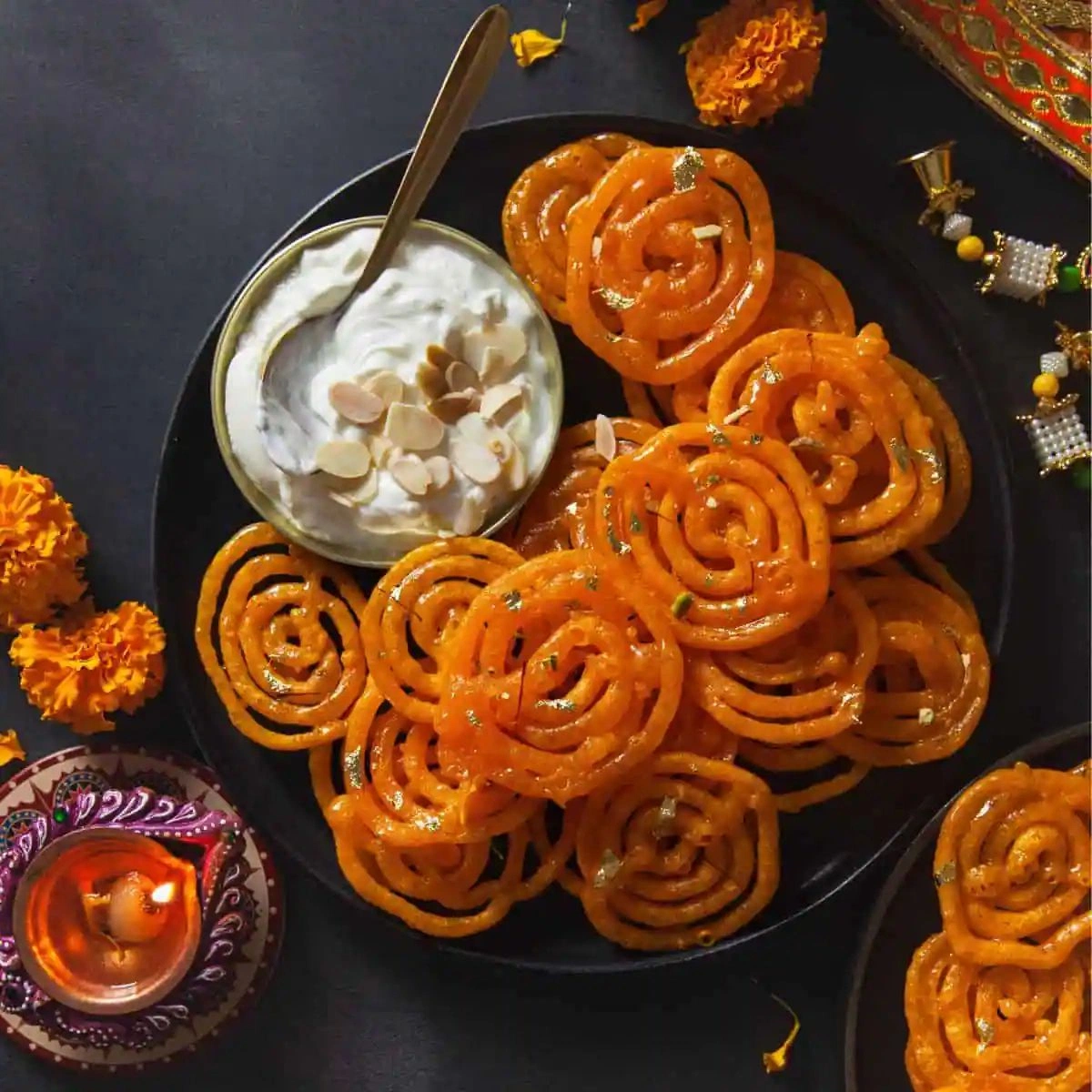 Fresh Jalebi - Crispy spiral sweets